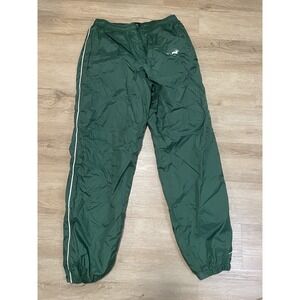 VTG 90s Y2k Nike Pants Mens Sz M Green Nylon Track Jogger Windbreaker 90s